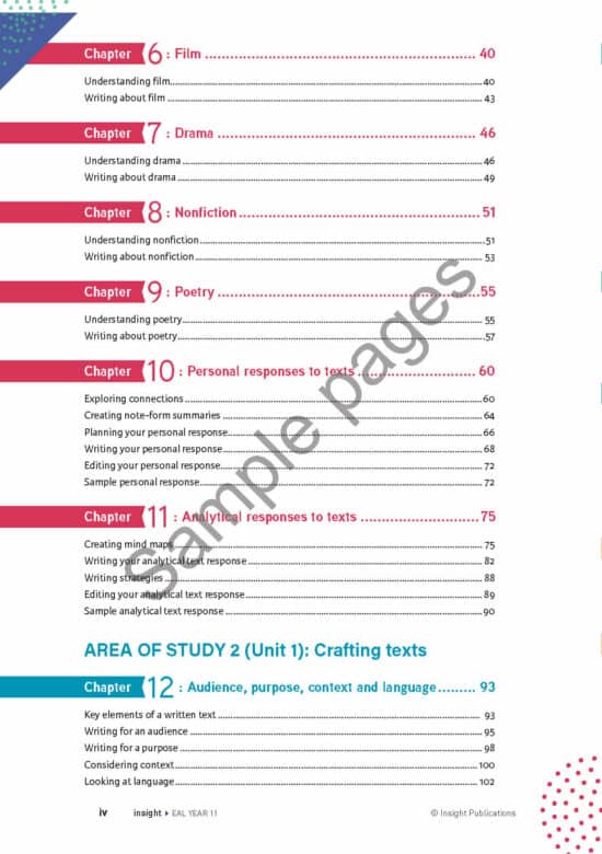 Insight EAL Year 11 (2nd edition)