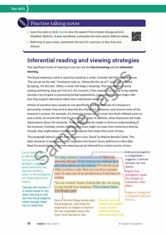 Insight EAL Year 11 (2nd edition)