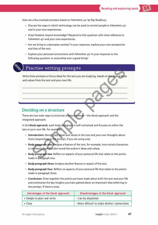 Insight EAL Year 11 (2nd edition)