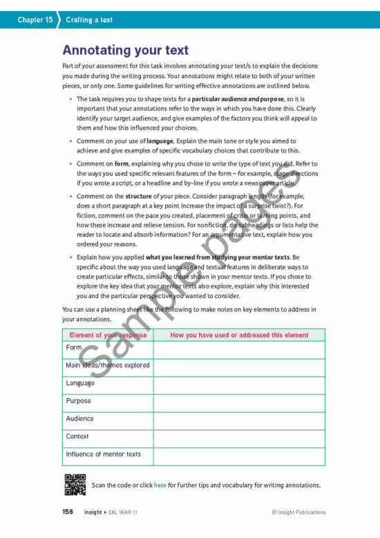 Insight EAL Year 11 (2nd edition)