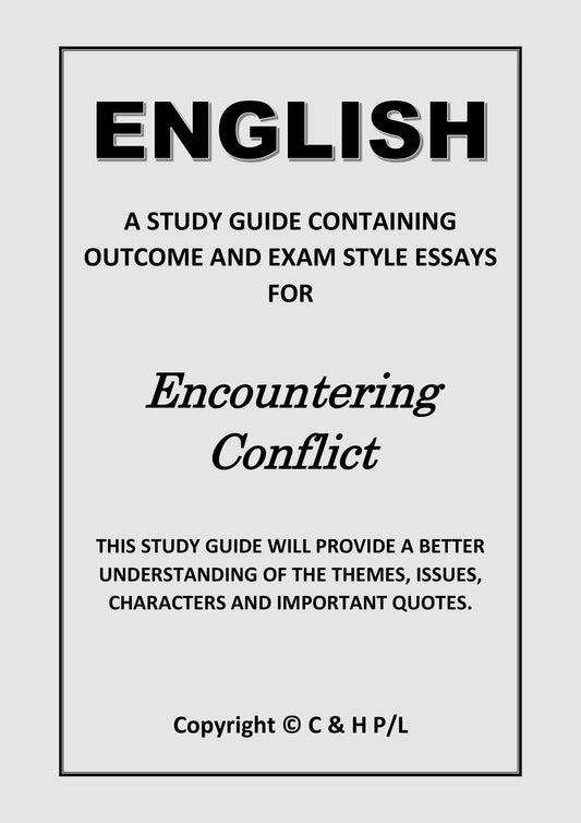 ENCOUNTERING CONFLICT (SSRC)