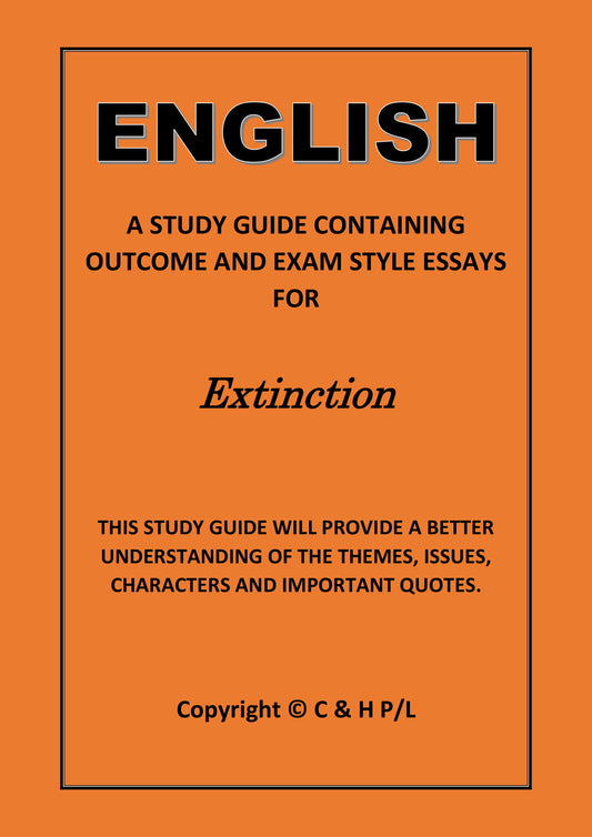 EXTINCTION (HANNIE RAYSON)-SSRC