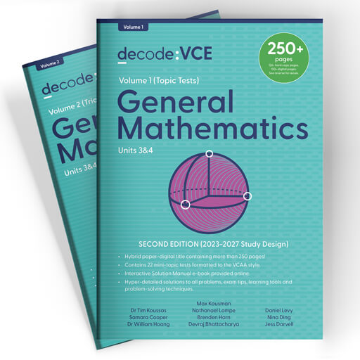 General Mathematics Units 3&4 (2 Vol) Bundle