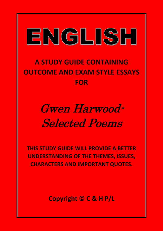 GWEN HARDWOOD- SELECTED POEMS (SSRC)