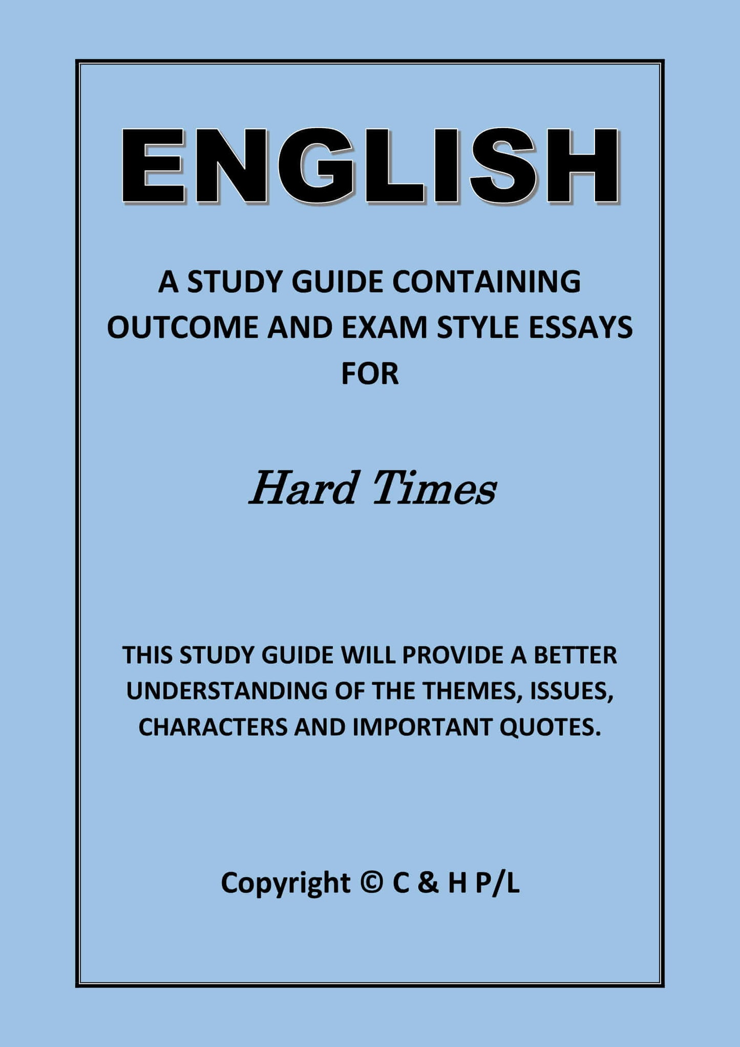 HARD TIMES (SSRC)