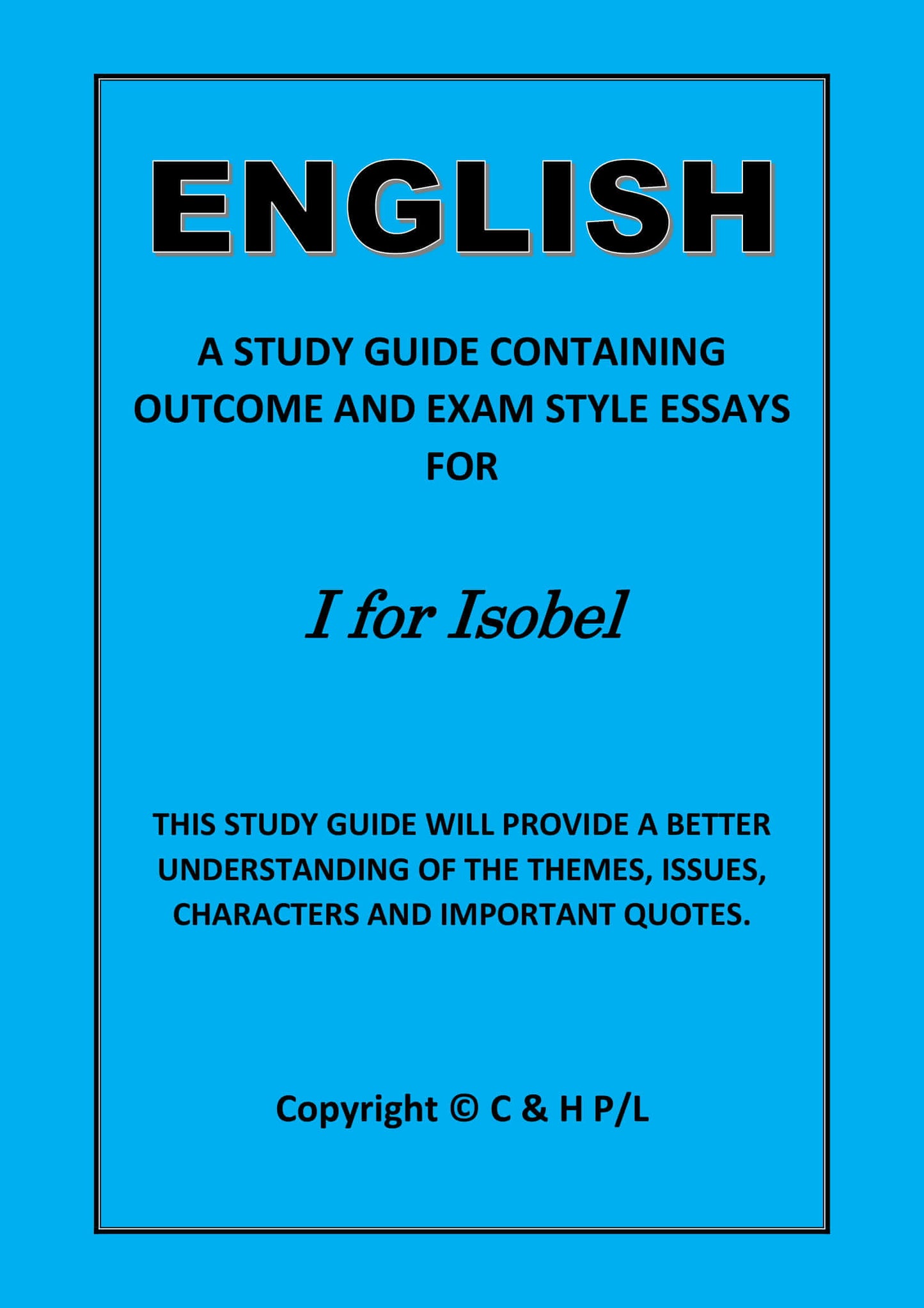 I FOR ISOBEL (SSRC)