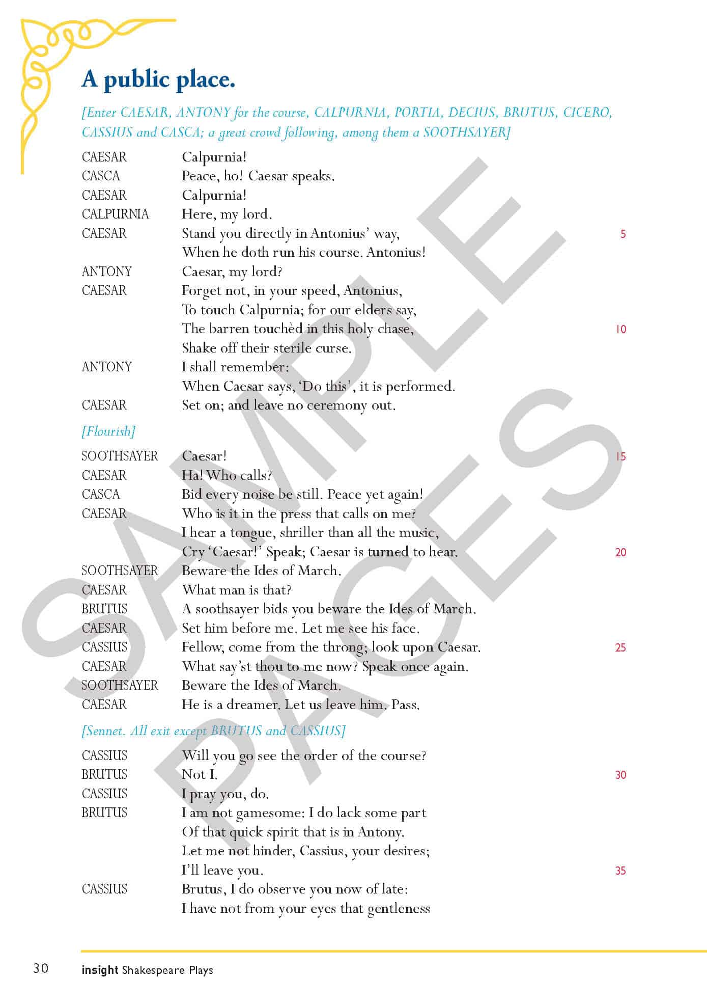 Julius Caesar - William Shakespeare - Insight