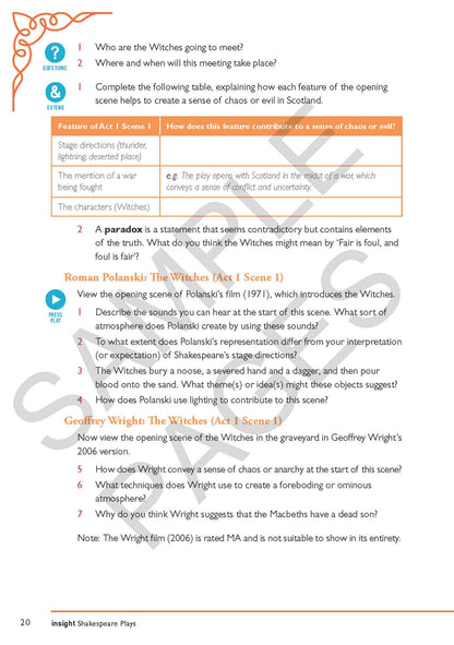 Macbeth - Insight Shakespeare Play 2e