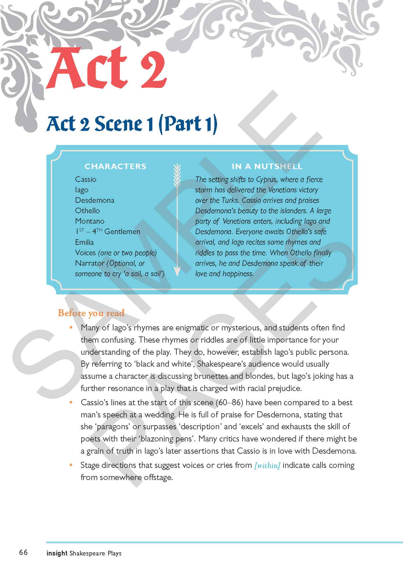 Othello - William Shakespeare 2e - Insight