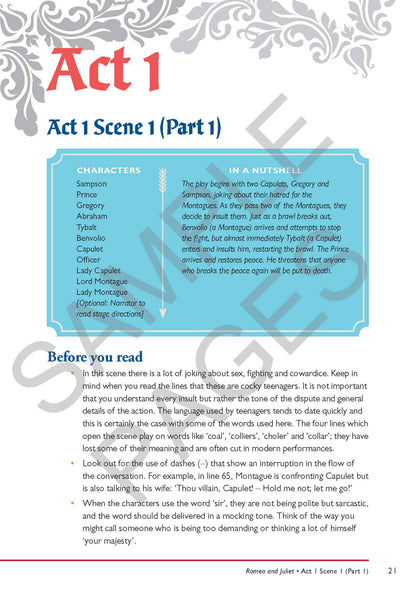 Romeo and Juliet - Shakespeare Play Series