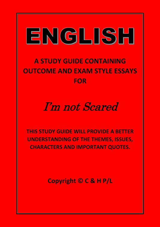 I'M NOT SCARED (SSRC)