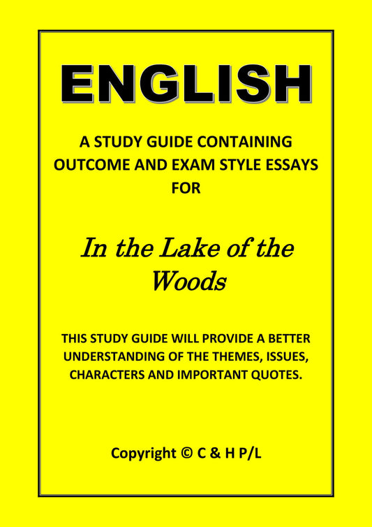 IN THE LAKE OF THE WOODS (SSRC)