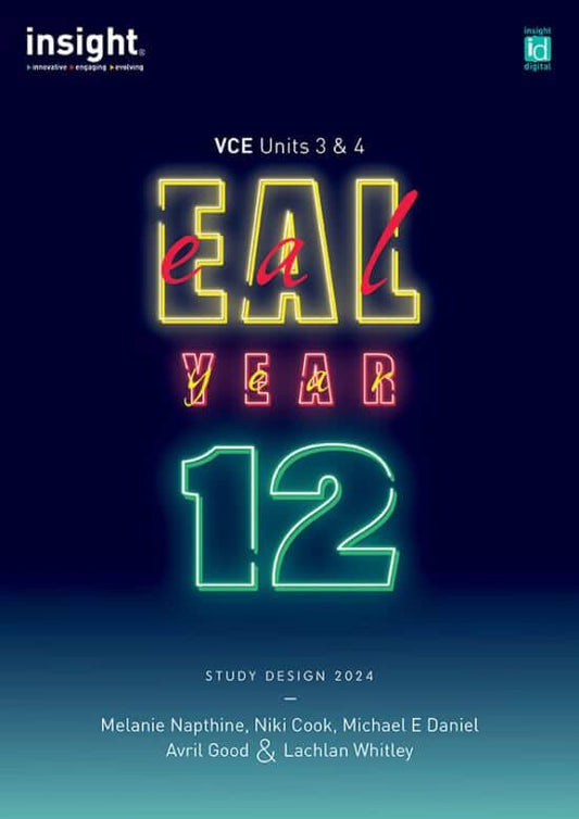 EAL Year 12 – Units 3 & 4 – 2024 SD