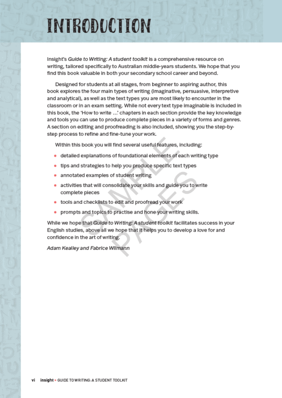 Insight Guide to Writing (Print & Digital)