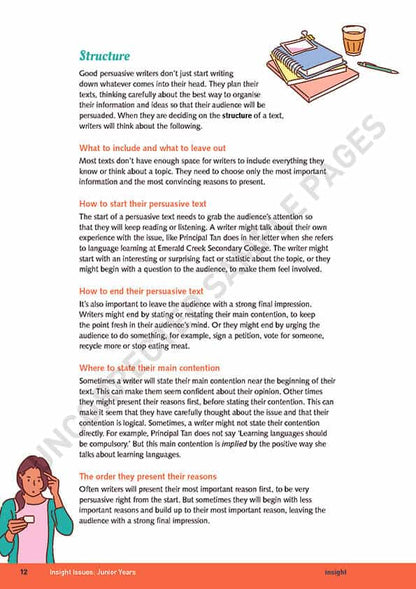 Insight Issues Junior Years (Y7- 8)