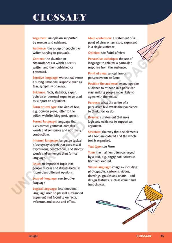 Insight Issues Junior Years (Y7- 8)