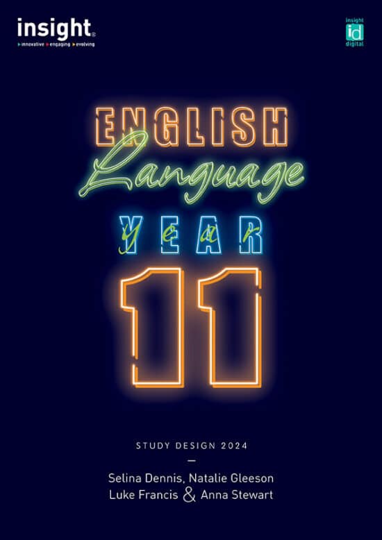 English Language Year 11 – Units 1 & 2