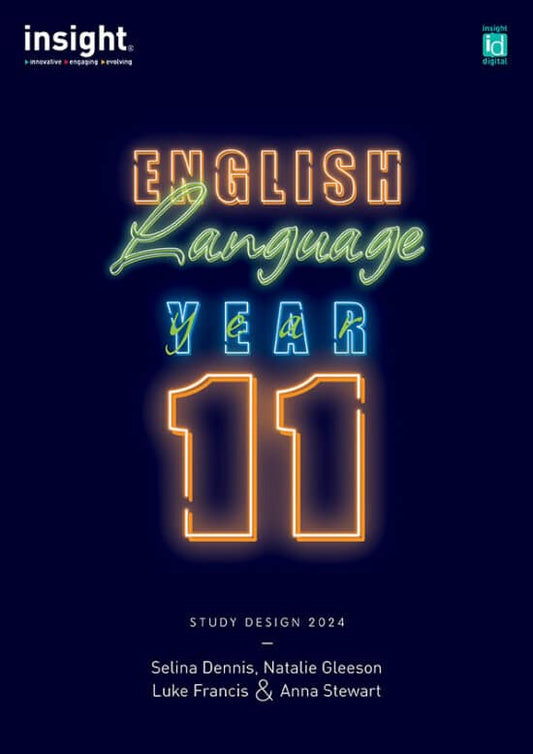 English Language Year 11 – Units 1 & 2