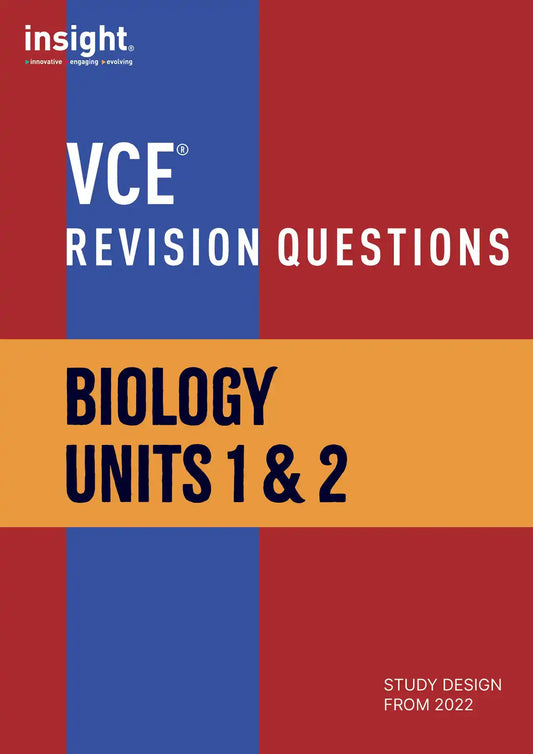 VCE Revision Questions – Biology Units 1 & 2 (digital only)