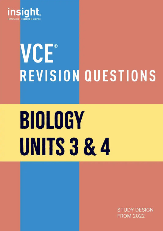 VCE Revision Questions – Biology Units 3 & 4 (digital only)