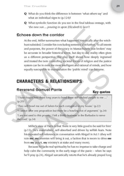 Insight - The Crucible