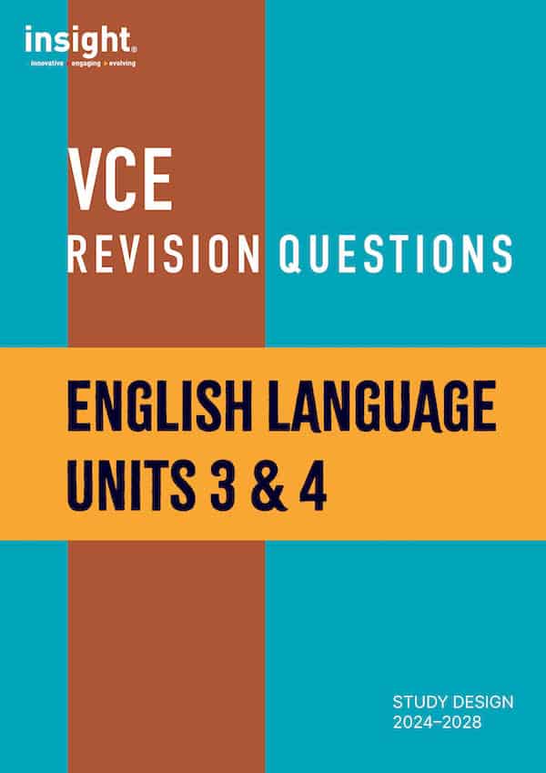English Language Units 3&4