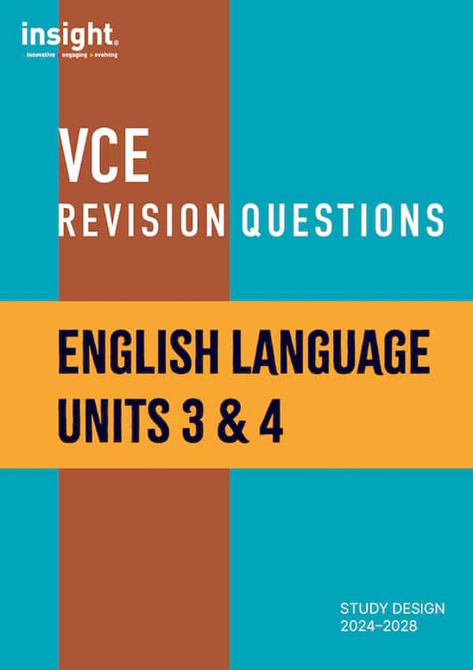 English Language Units 3&4