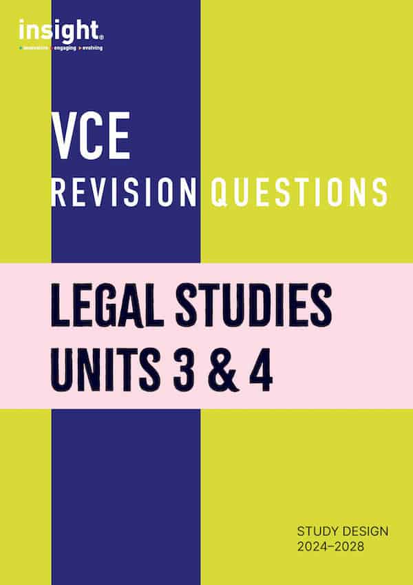 Legal Studies Units 3&4 Revision Questions