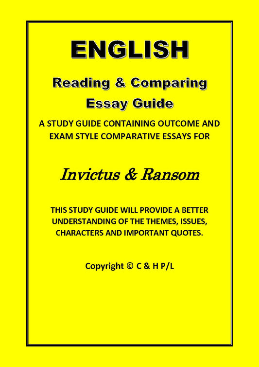 INVICTUS AND RANSOM (SSRC)