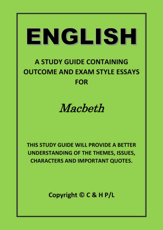 Macbeth - SSRC