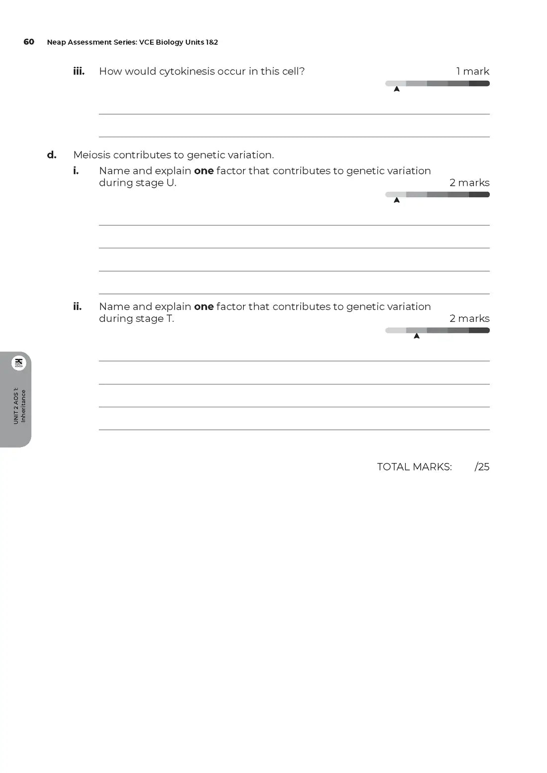 Neap Assessment Series: Biology Units 3&4