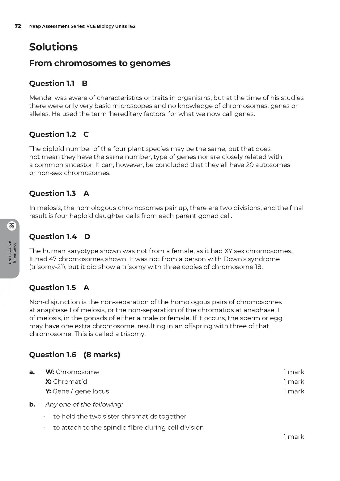 Neap Assessment Series: Biology Units 3&4