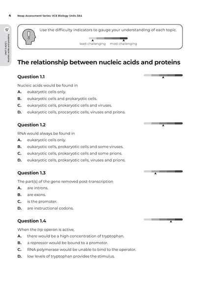 Neap Assessment Series: VCE Biology Units 3&4