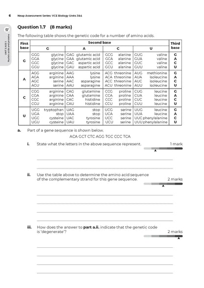 Neap Assessment Series: VCE Biology Units 3&4