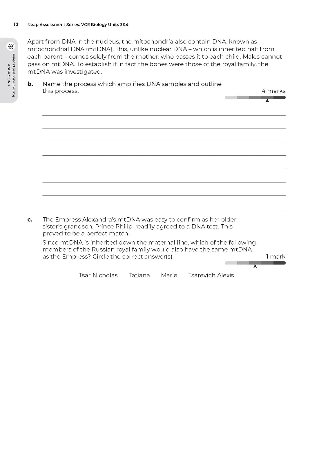 Neap Assessment Series: VCE Biology Units 3&4
