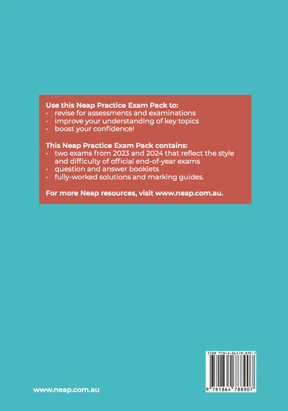 Neap Practice Exam Pack: VCE Mathematical Methods Units 1&2 (2 Exams)