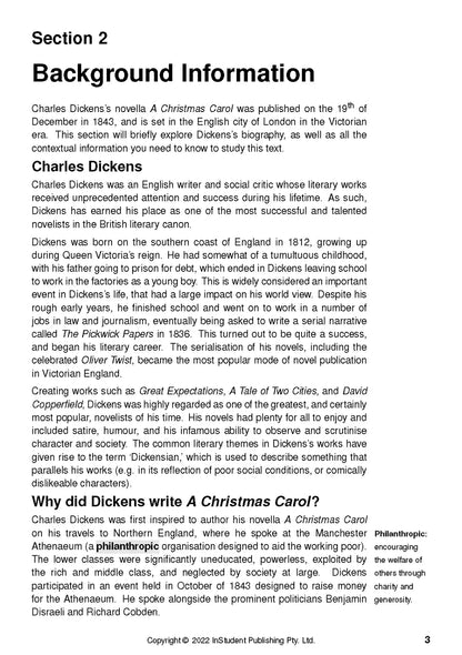 A Christmas Carol - ATAR Notes