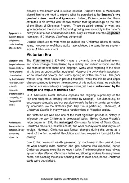 A Christmas Carol - ATAR Notes
