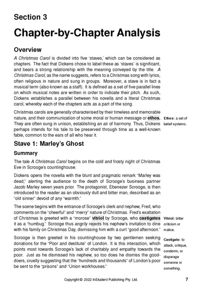 A Christmas Carol - ATAR Notes