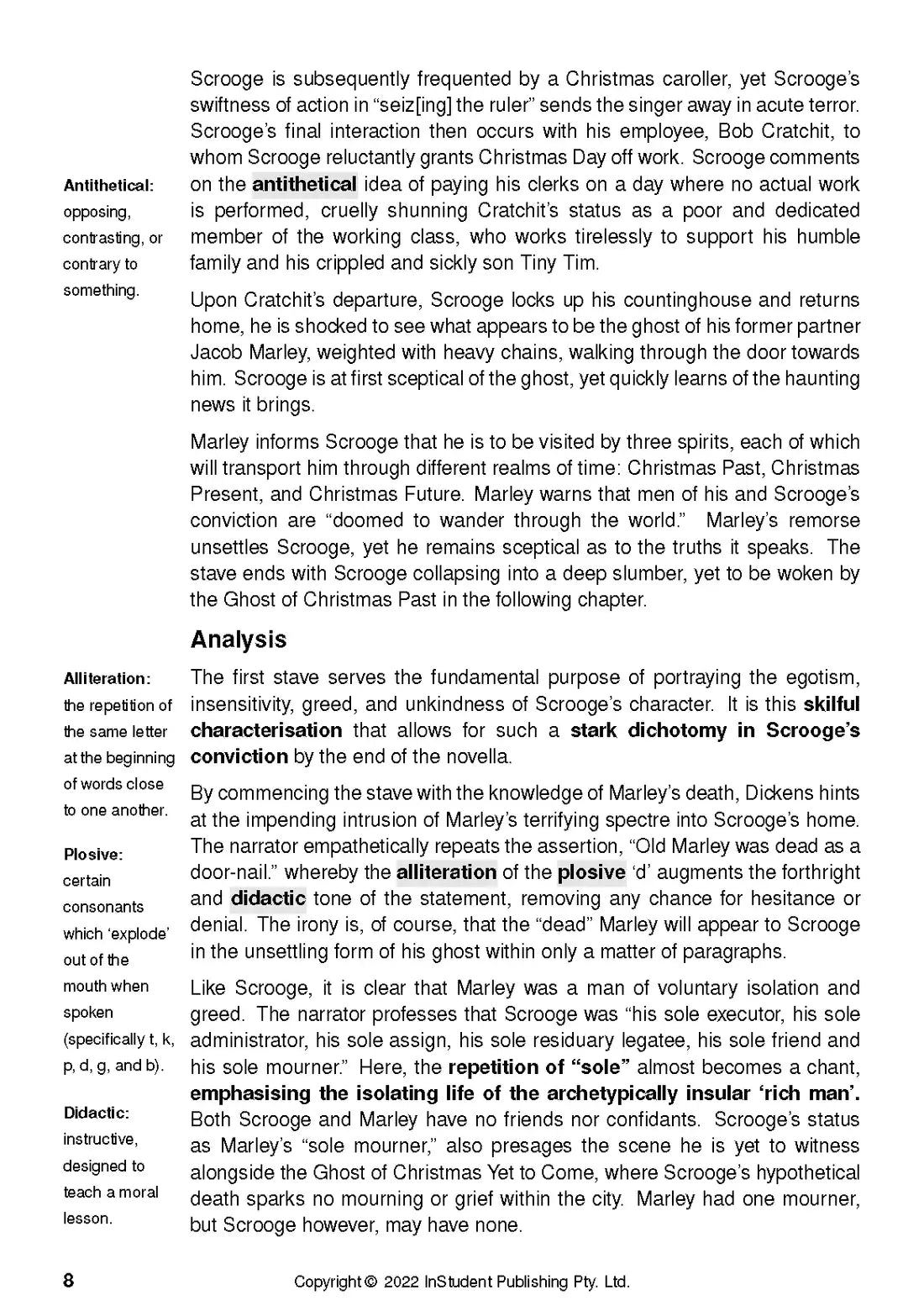 A Christmas Carol - ATAR Notes