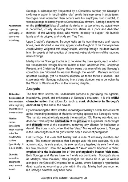 A Christmas Carol - ATAR Notes