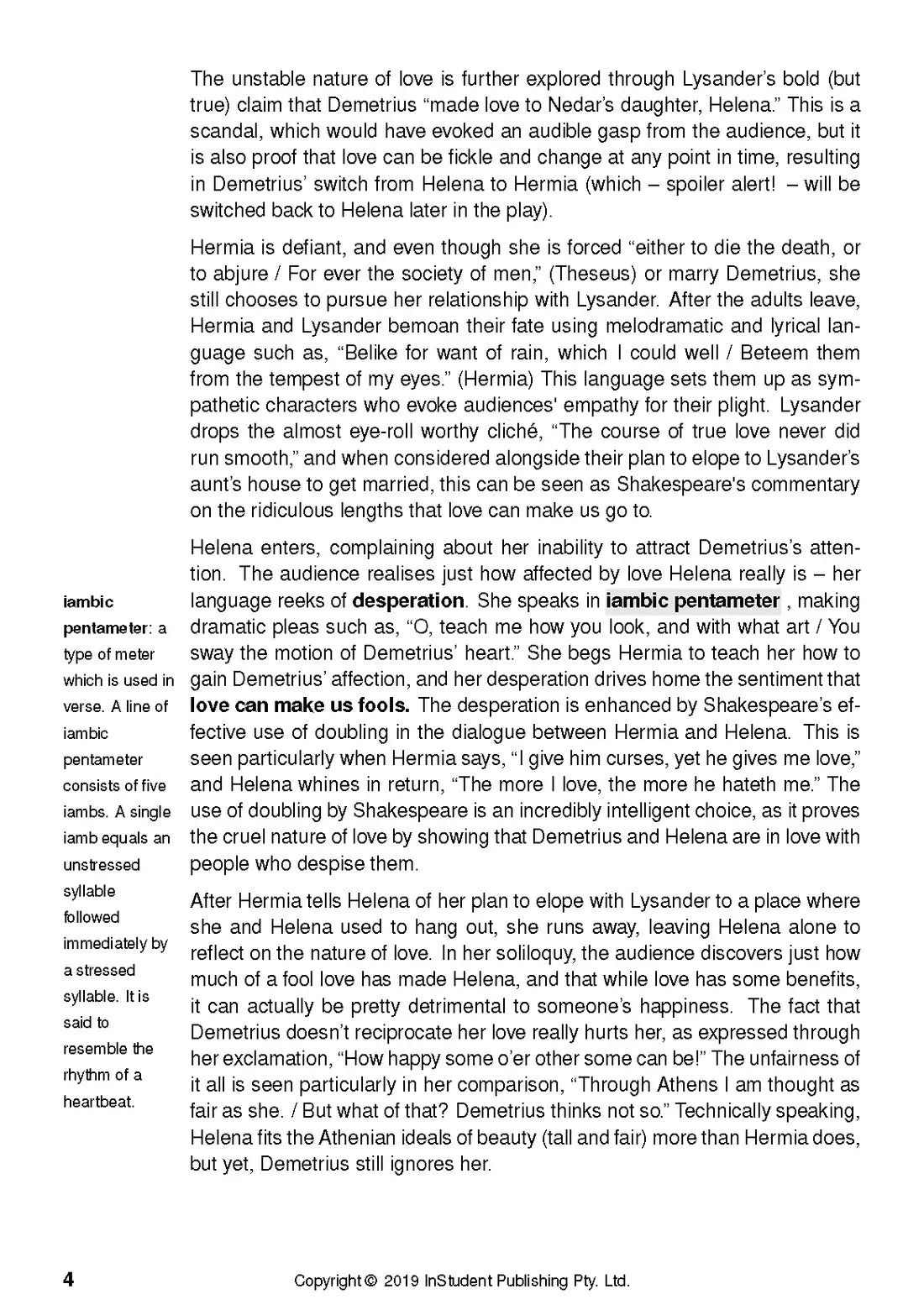A Midsummer Night's Dream - ATAR Notes