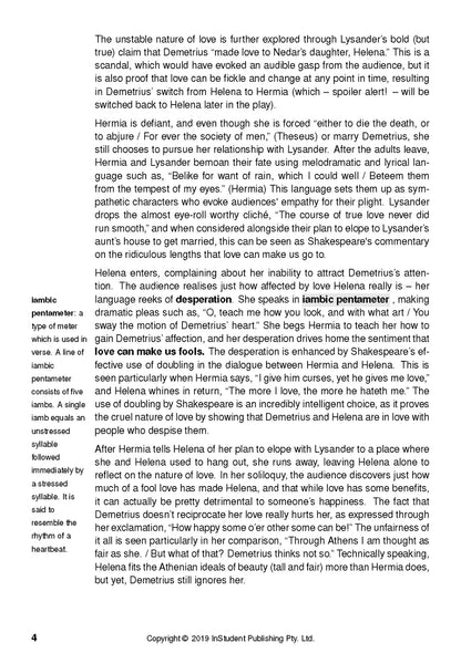 A Midsummer Night's Dream - ATAR Notes