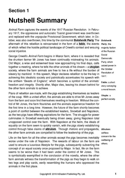 Animal Farm - ATAR Notes