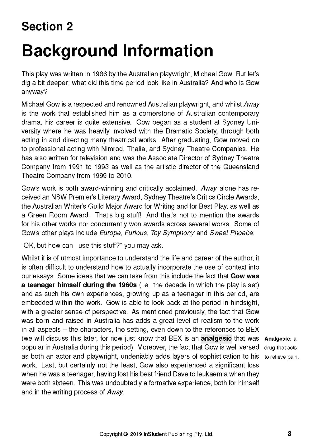 Away - ATAR Notes