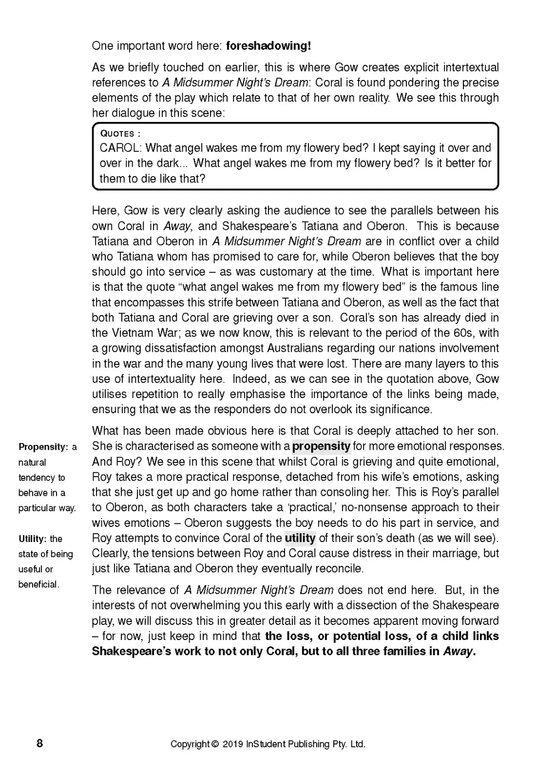 Away - ATAR Notes