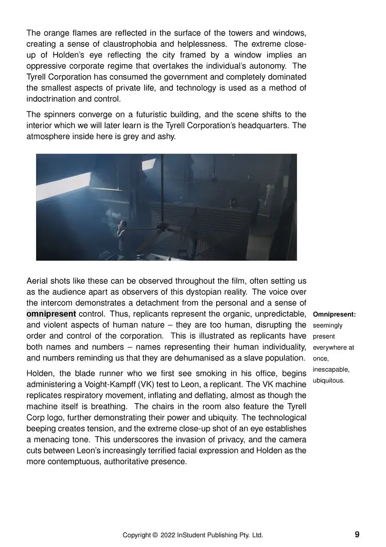 Blade Runner - ATAR Notes