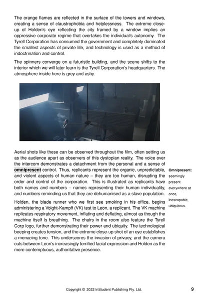 Blade Runner - ATAR Notes