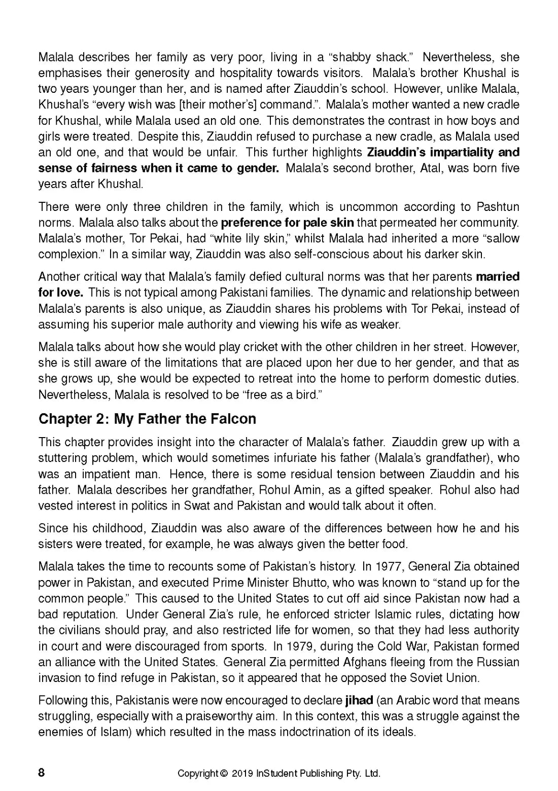 I Am Malala - ATAR Notes
