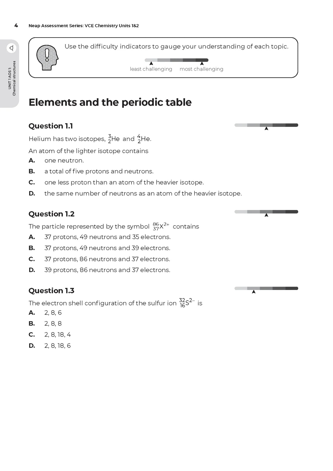 Neap Assessment Series: VCE Chemistry Units 1&2 (New)